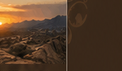 Sunset view over the Jawai hills